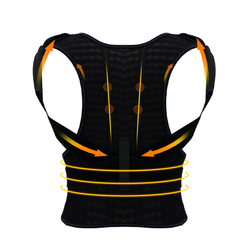 Spine bending waist support fixer underwear posture correction belt