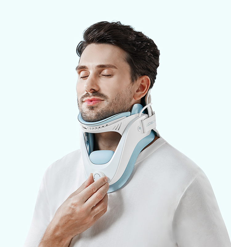 Rehabilitation Treatment Or Home Care Safe And Comfortable Adjustable Cervical Vertebra Traction Device Soft Neck Brace