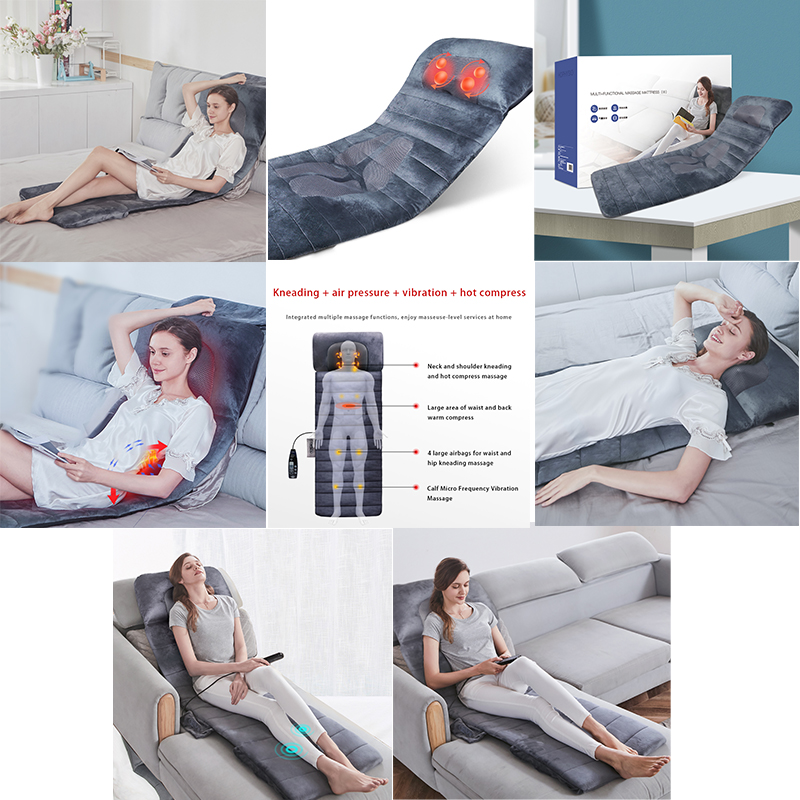 Best Sellers Multifunction Full Body Massage Bed Mat Adjustable Sports Massage Mattress