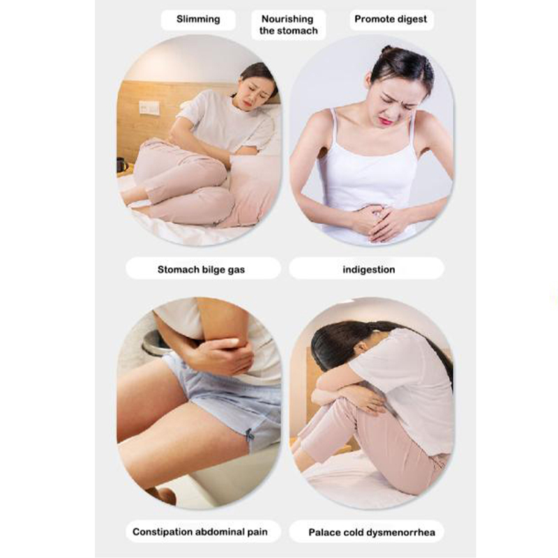 Techlove Warm Palace Stomach Breast Impassibility Burn Fat Thin Belly Menstrual Cramp Pain Relief Abdomen Scraping Massager