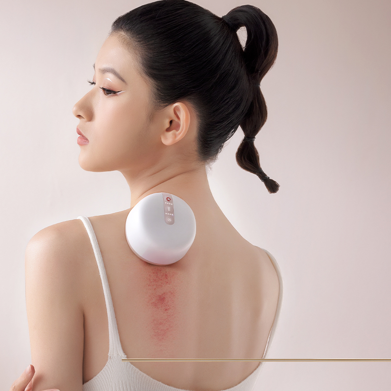 TechLove Amazon Top Seller Electric Smart Massage Therapy Cupping logo Machine Device Gua Sha Chinese Electric Cupping