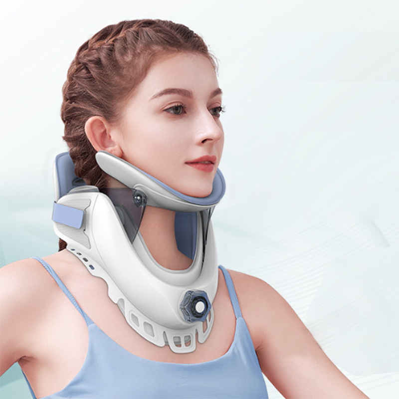 Adjustable Neck Stretcher Collar for Home Traction Spine Alignment Cervical Neck Traction Device