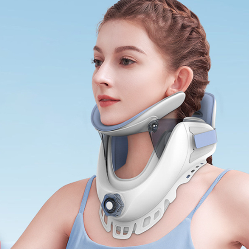 Adjustable Neck Stretcher Collar for Home Traction Spine Alignment Cervical Neck Traction Device