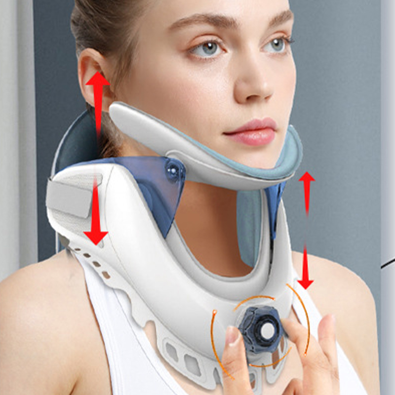 Adjustable Neck Stretcher Collar for Home Traction Spine Alignment Cervical Neck Traction Device