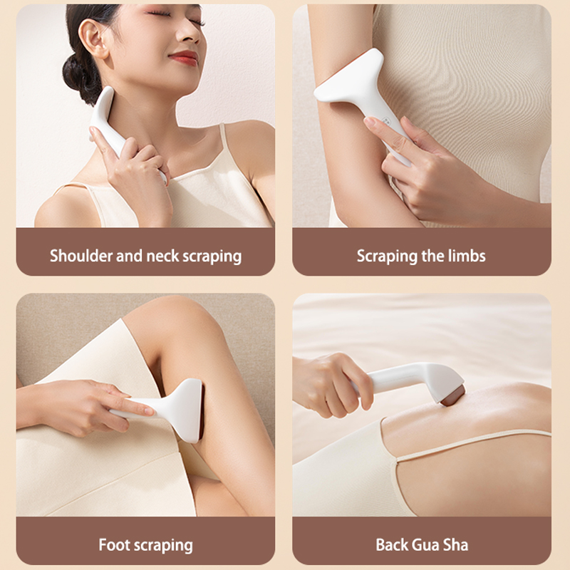 TechLove Electric Metal Steel Gua Sha Scraping Board Massager For Body