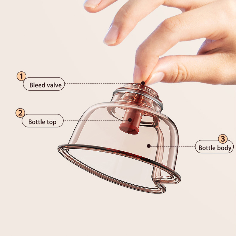 Techlove Glass Therapy Cupping Hijama Cups Sets/chinese Vacuum Cupping Machine/electric Cupping Kit Device