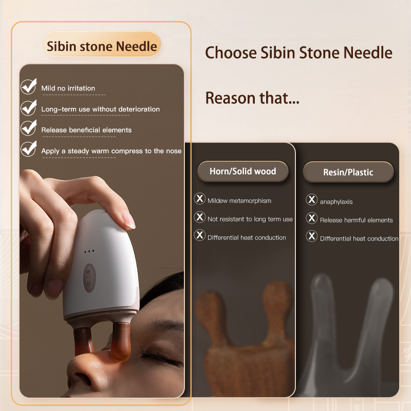 Techlove Facial Nose Bridge Lifting Tool Promote Blood Circulation Trigger Point Therapy Gua Sha Board Beautiful Nose Massager