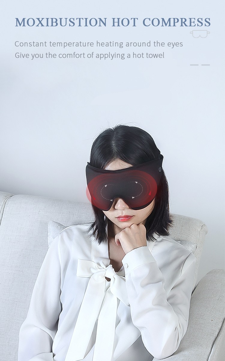 Electric moxibustion eye mask