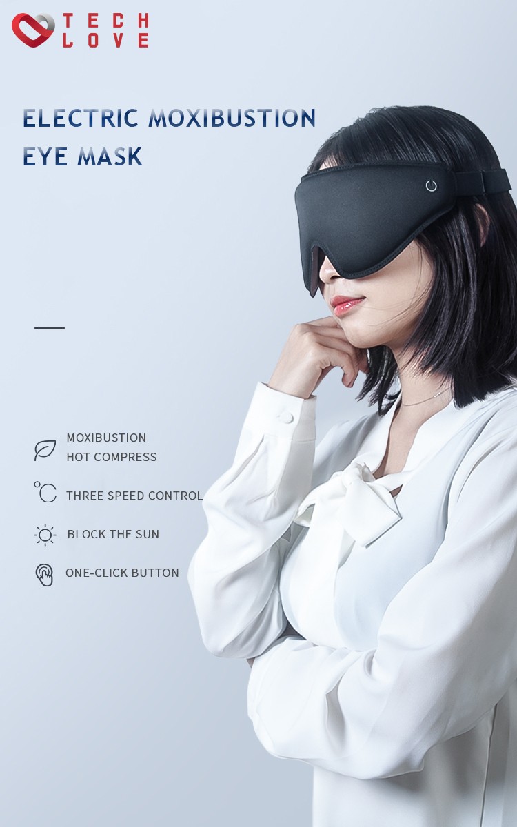 Electric moxibustion eye mask