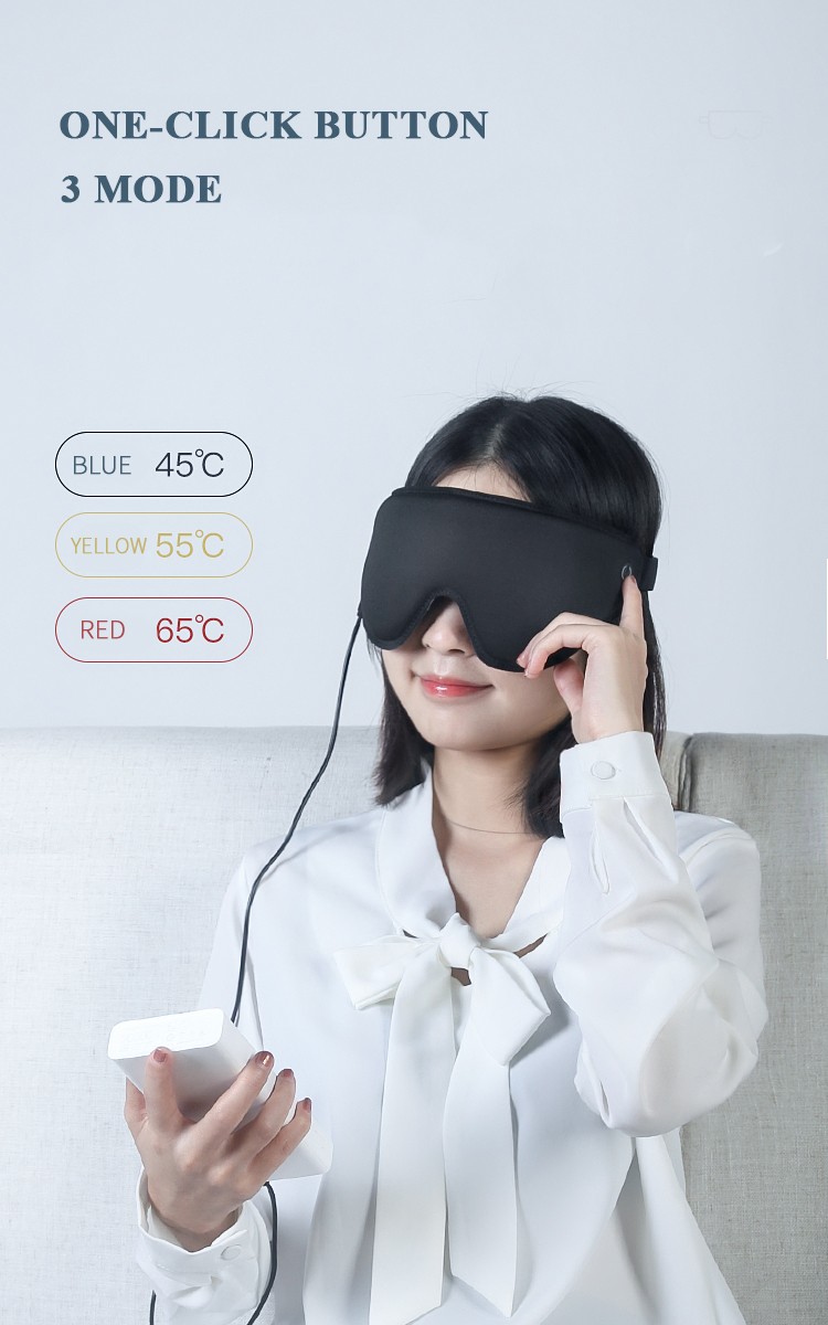 Electric moxibustion eye mask