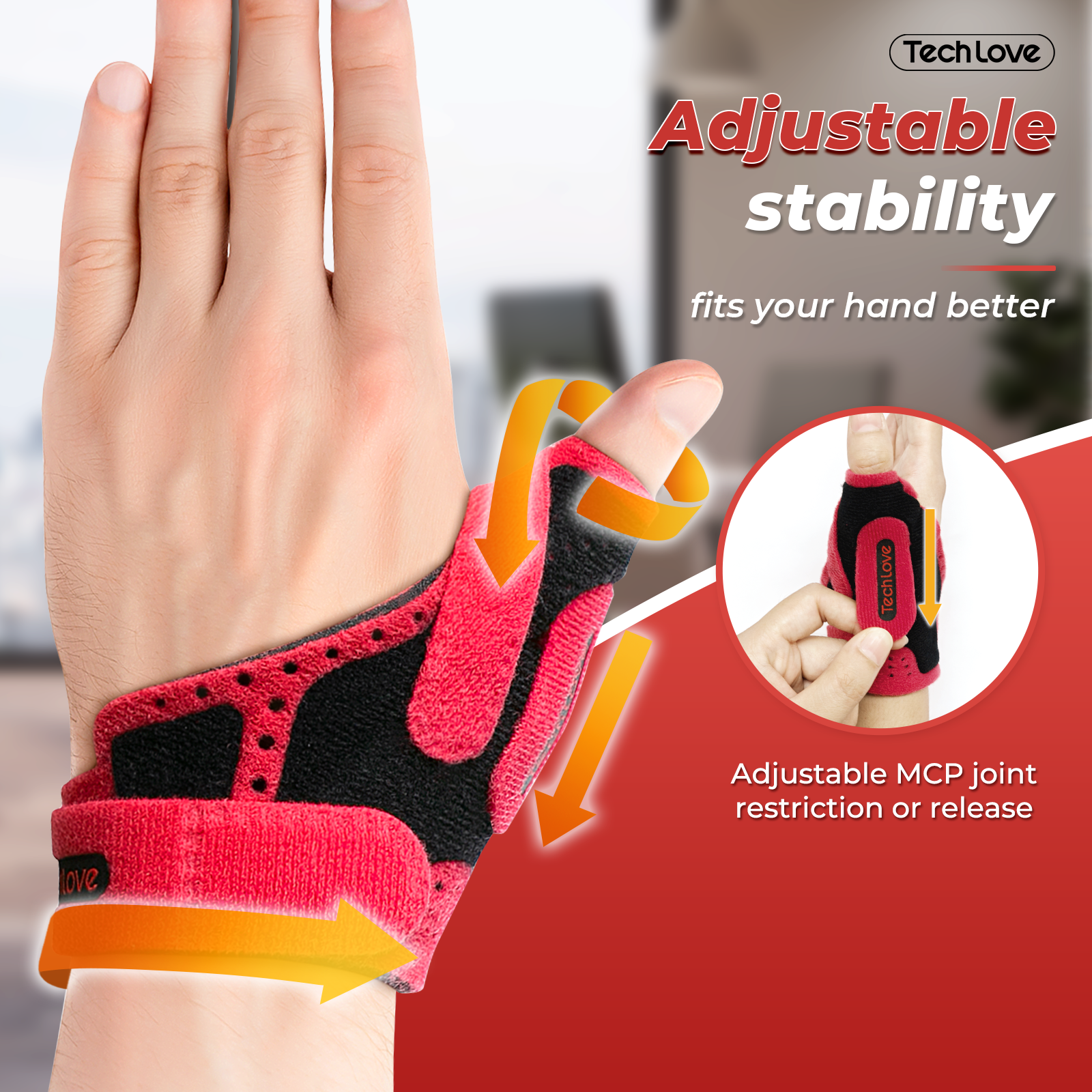 Tech Love WB2 Normal Fixed Wrist Guard