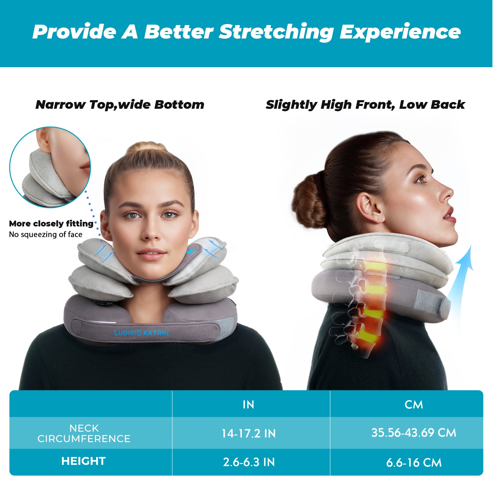 Tech Love JT1 Expandable Travel Home Multi-level Neck Supporter